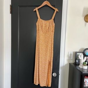 Abercrombie Yellow Midi Dress NWT